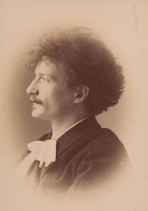 作曲家伊格纳西-扬-帕德莱夫斯基的肖像，1860-1941年，1890年。 作者 伦敦。摄影工作室 Elliott and Fry