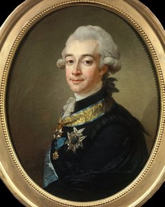 Portrait of Hans Axel, Count of Fersen (1755 - 1810) Marechal of Suede. Painting by Pasch Lorenz (1733 - 1805). Private collection.