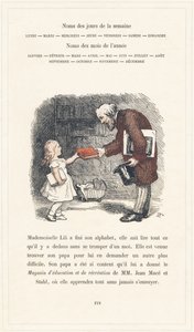 莉莉小姐识字》，第 40 页 - 《莉莉小姐的字母表》，L. Froelich 和一位父亲（Hetzel 本人）著。巴黎 J. Hetzel  Cie 图书馆和教育与娱乐杂志社
