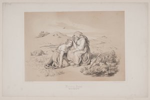 母女，第 289 页，Christian Winther 的 "鹿的飞翔 "插图