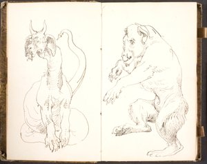 第 29 号素描本德累斯顿，1845-1846 年 作者 洛伦兹·弗罗利希