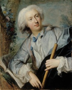 长笛手》，1734年。 作者 老洛伦兹帕施
