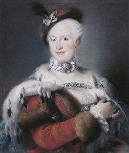 西班牙皇帝玛丽亚·路易莎（Infanta Maria Luisa）肖像，1745-1792年，神圣罗马皇后，1763年