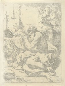 圣杰罗姆 作者 乔凡尼·安德里亚·西拉尼（Giovanni Andrea Sirani）