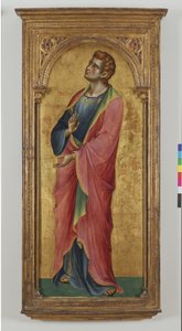 圣约翰福音传教士，1355-57年 作者 洛伦佐（Lorenzo Veneziano）