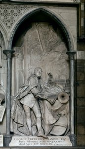 乔治-弗里德里希-海德尔墓（大理石） 作者 路易-弗朗索瓦（1702-62）卢比拉克