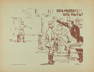 Des Mots!Des Mots！, 1896. 作者 路易斯·阿贝尔·特鲁谢