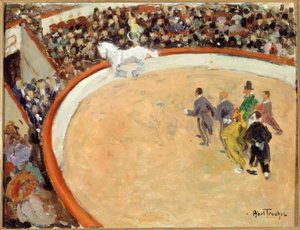 法语：Le cirque Médrano，boulevard Rochechouard 作者 路易斯·阿贝尔·特鲁谢