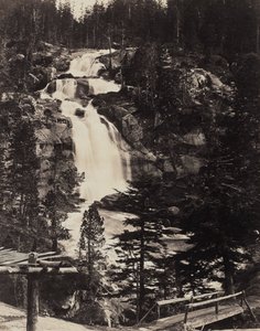 大高山瀑布，高阿尔卑斯山，c。 1862年。