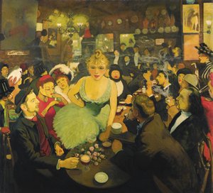 在阿里斯蒂德·布鲁斯·蒙马特俱乐部The Mirliton，1886-1887年
