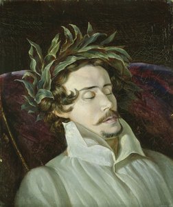 画家Erwin Speckler在他的临终前 作者 路易斯·阿舍