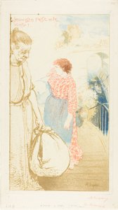 女洗衣工 作者 路易斯·奥古斯特·勒佩尔