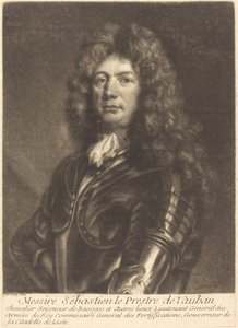 Sebastien Le Prestre de Vauban先生的画像 作者 弗朗索瓦·德·特洛伊之后的路易斯·伯纳德