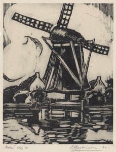 Molen（物品上的原标题） 作者 Louis Cardinaals（艺术家签名）