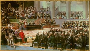 1789 年 5 月 5 日在凡尔赛宫开幕。 Auguste Couder 绘画（1789-1873）