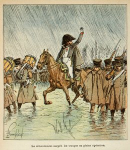 Bombled Louis（1862-1927）的插图，出自Emmanuel de Las Cases伯爵（1766-1842）的《圣赫勒拿的纪念》一书。1813年的 "帝国军"，私人收藏 作者 路易斯·查尔斯·邦布尔