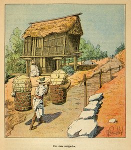 The War in Madagascar-Anecdotal History of the French Expeditions of 1885-1895 by Henri Galli dit Galllichet (1854-1922), illustrated by Louis Bombled (1862-1927): A Malagasy case in the 19th century, Private Collection 作者 路易斯·查尔斯·邦布尔