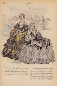 法国时尚：1856 年，拿破仑三世（彩色印刷版）