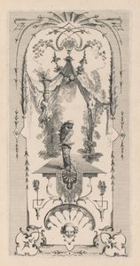 丑角，蔓藤花纹。