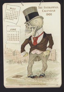 1900年Antikamnia日历的插图