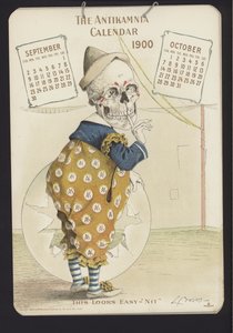 1900年Antikamnia日历的插图