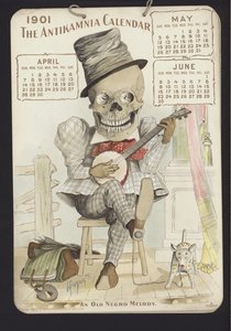 1901年Antikamnia日历的插图
