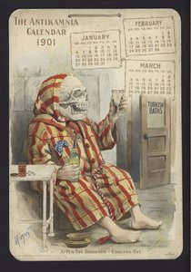 1901年Antikamnia日历的插图