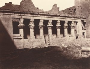 菲莱，内廷，西柱廊，1859/1860（照片） 作者 路易斯·德·克莱克