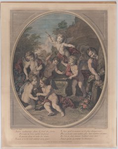 森林深处的大胆讽刺 Satire audacieux, dans le fond des forets, 1714-39. 作者 路易·迪斯普雷斯