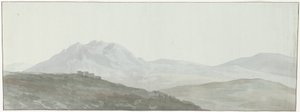 Gezicht op bergtoppen van de Apennijnenen
Vue de quelques Cimes de l