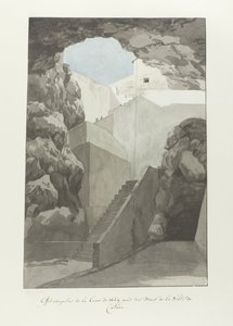 卡塔尼亚城墙附近 1669 年的著名熔岩石
Effet singulier de la lave de 1669 près des mur de Catane（物品标题）
Voyage en Italie, en Sicile et à Malte - 1778（系列标题） 作者 路易斯·杜克罗斯