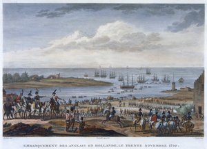 英国人在荷兰的登船，1799年11月30日