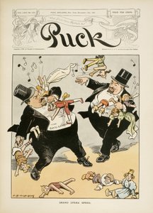 &39;Puck Magazine&39;的封面插图，Vol.LXIV，第1654号，1908年11月11日