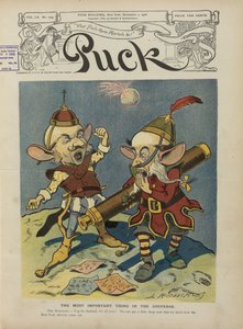 庆祝查尔斯·埃文斯·休斯的帕克封面当选纽约总督，1906年（杂志）