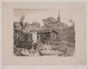 水车景观 作者 Louis Gurlitt