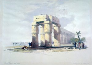 十九世纪，上埃及，底比斯，卢克索 作者 路易斯·哈格