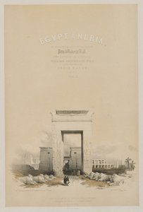 埃及和努比亚第 V 卷正面插图 作者 FGMoon, 20 Threadneedle Street, 伦敦