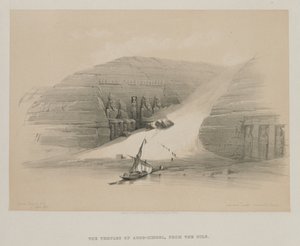 埃及和努比亚，第二卷：阿比亚·辛布尔挖掘的神庙，努比亚，1848年。 作者 路易斯·哈格