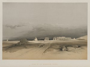 埃及和努比亚，第二卷：《记忆的废墟》，底比斯，1847年。
