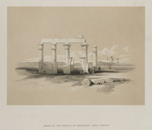 埃及和努比亚，第二卷：马达加乌德神庙的废墟，提比斯，1847年。 作者 路易斯·哈格