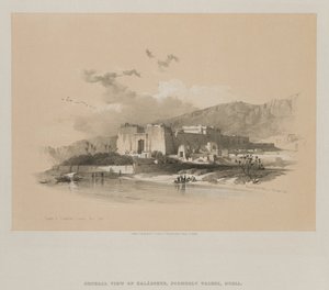 埃及和努比亚，第二卷：努比亚Kababshe寺，1848年。 作者 路易斯·哈格