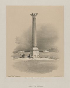埃及和努比亚，第一卷：庞培之柱，亚历山大港 作者 FGMoon, 20 Threadneedle Street, 伦敦