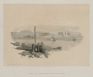 埃及和努比亚，第一卷：卢克索西南遗址，1846年。 作者 路易斯·哈格