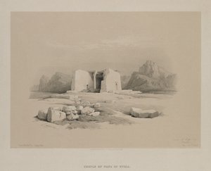 埃及和努比亚，第一卷：努比亚塔法的神庙，1846年。 作者 路易斯·哈格