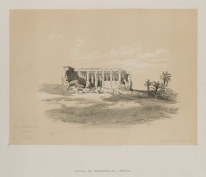 埃及和努比亚，第一卷：瓦迪·玛哈拉卡，努比亚，1846年。 作者 路易斯·哈格