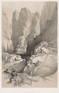 圣地，叙利亚，Idumea，阿拉伯，埃及和努比亚卷。 III：1842年进入佩特拉。 作者 路易斯·哈格