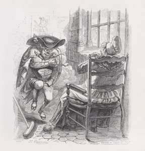 小红人》选自《贝朗热全集》，1836年。创作人：Louis-Henri Brevière, Cesar-Auguste Hebert. 作者 路易斯·亨利·布雷维埃，塞萨尔·奥古斯特·赫伯特