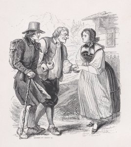 旅行者》选自《贝朗热全集》，1836年。创作人：路易-亨利-布雷维耶，塞萨尔-奥古斯特-赫伯特。 作者 路易斯·亨利·布雷维埃，塞萨尔·奥古斯特·赫伯特