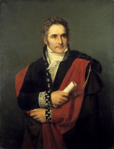 1831 年部长、理事会主席 Casimir Perier 的肖像 19 世纪 Louis Hersent (1777-1860) 作画。 暗淡。 1,65 x 0,90 米。 凡尔赛宫，城堡博物馆