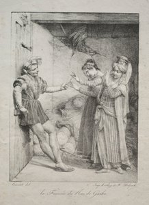 加尔比国王的未婚妻，1800年。 作者 路易丝·玛丽·珍妮·赫森特
